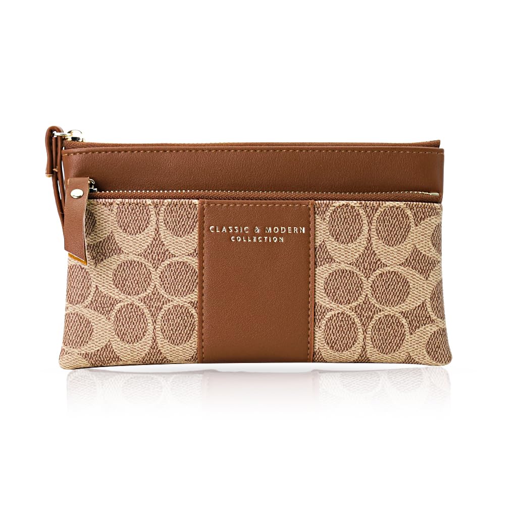 PALAY Women's Leather Wristlet Clutch Wallet, Smartphone Wristlet Purse PALAY Women's Leather Wristlet Clutch Wallet, Smartphone Wristlet Purse